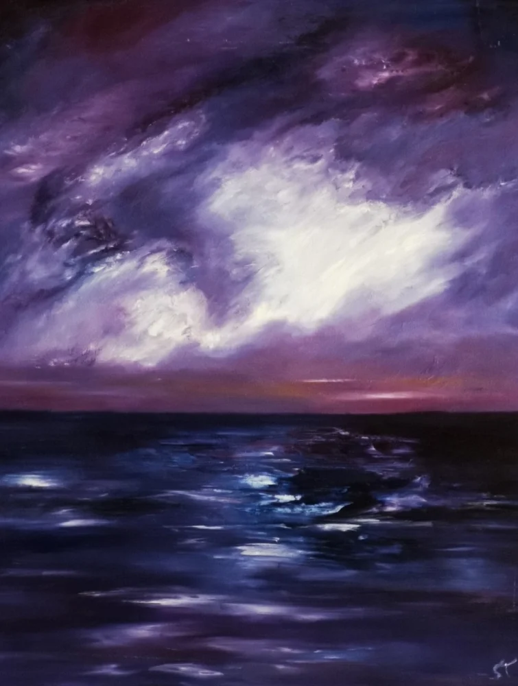 Silent Night - oil on canvas
