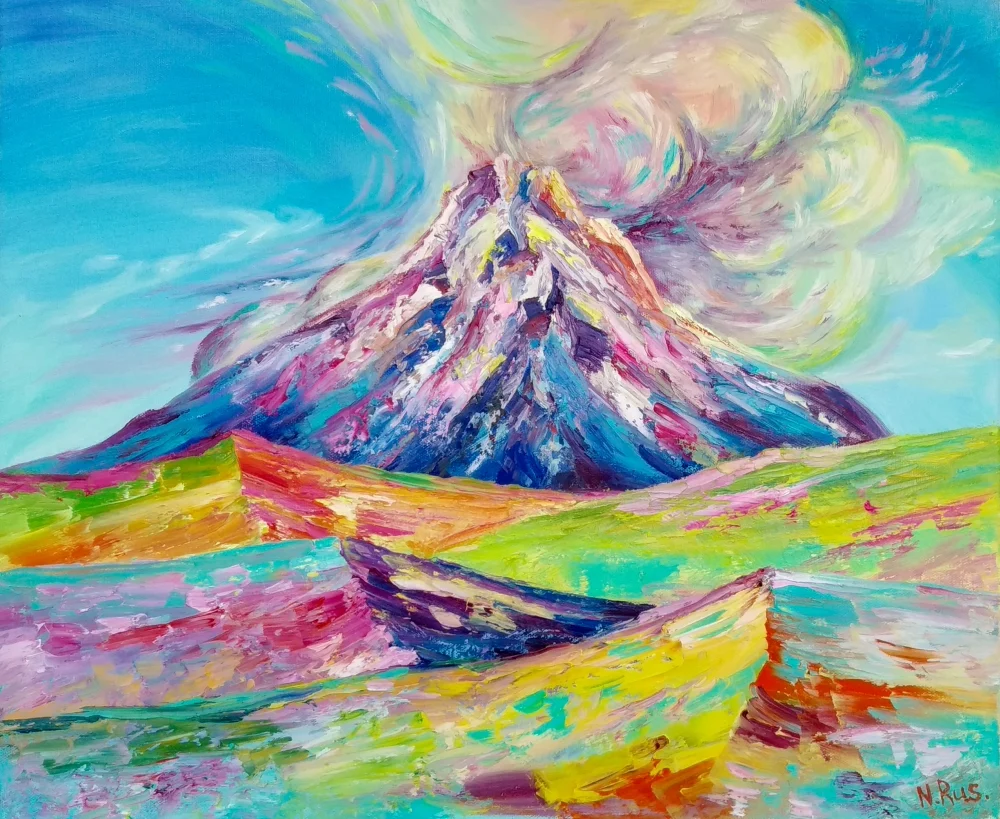 Inspiration , oil on canvas