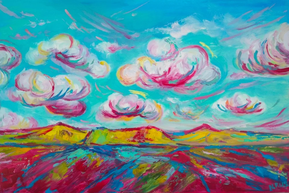 Red Earth, oil on canvas